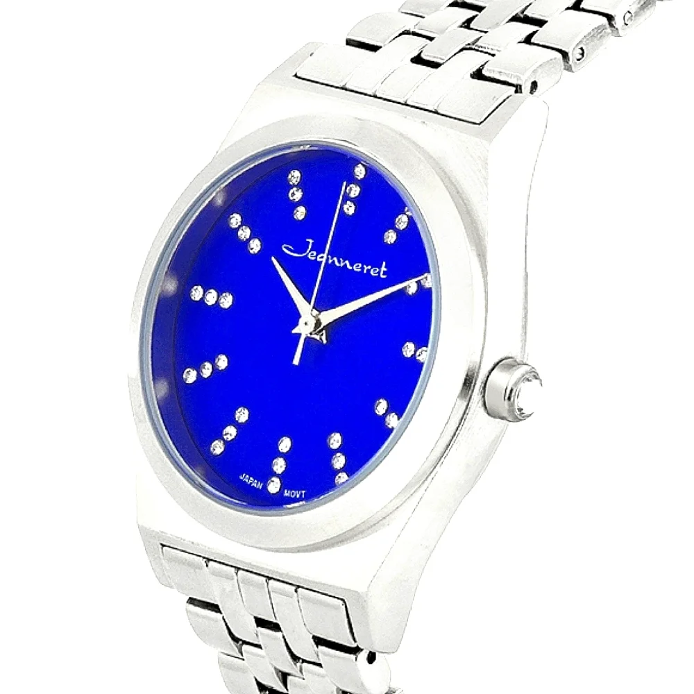 👽Apocalypse Jeanneret Casual Cystal 🌚💜Hour Indices Ladies Watch